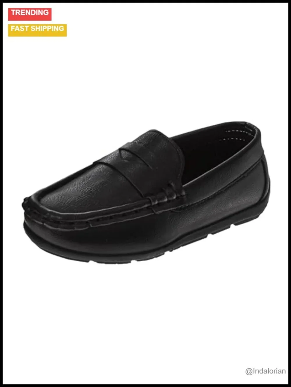 Boys Dress Shoes Slip On Loafers Penny Loafers School Uniform Shoes Faux Leather